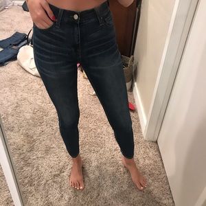 Madewell high riser skinny jeans